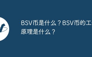 BSV币是什么？BSV币的工作原理是什么？